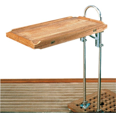 Osculati Foldable teak table top 70x90 cm