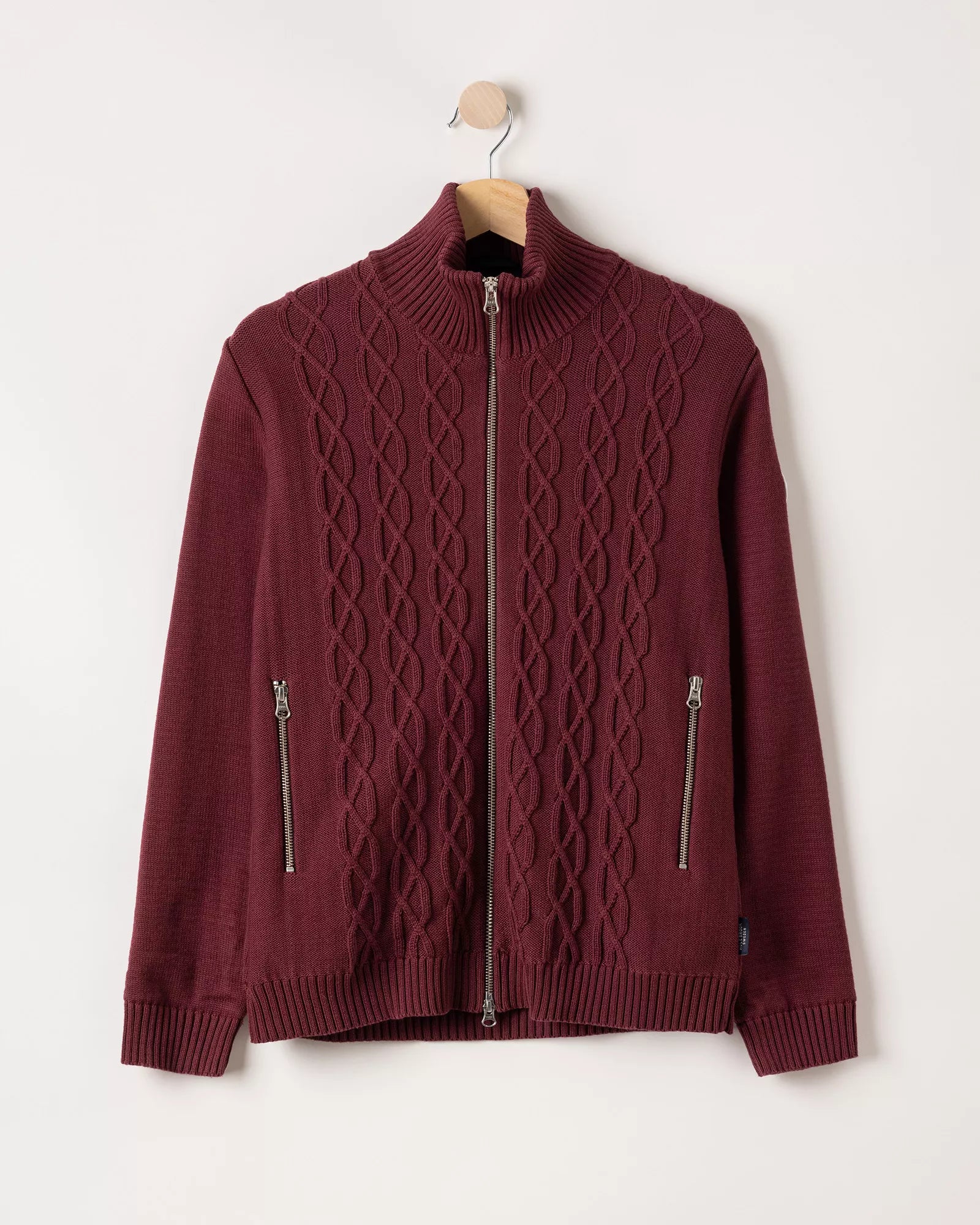 Holebrook Ladies Marianne Windproof Sweater Maroon - thumbnail 2