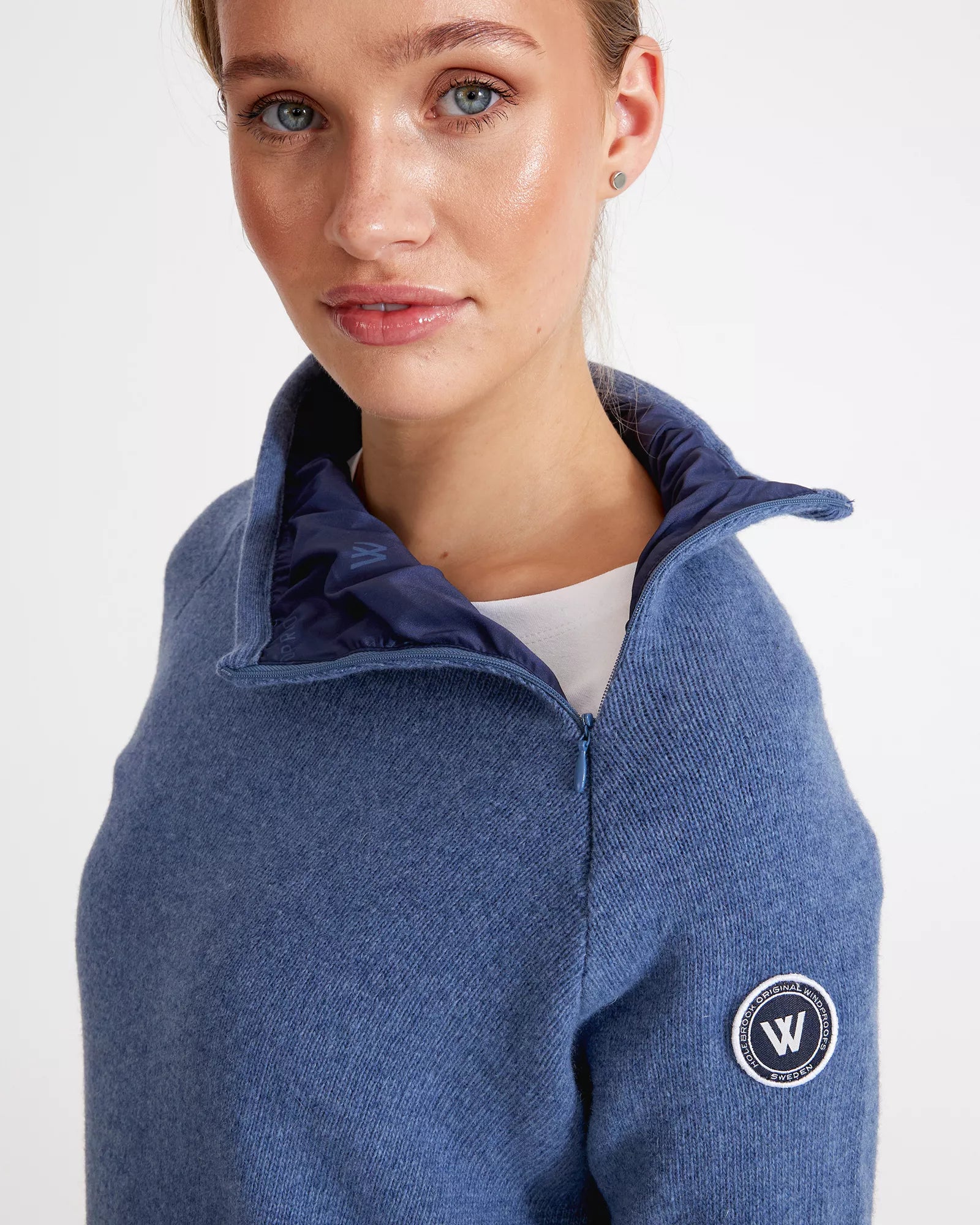 Holebrook Women's Martina Windproof Sweater Fade Blue
