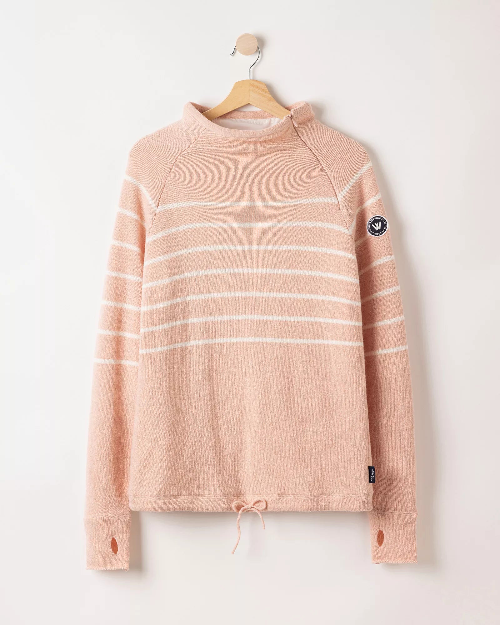 Holebrook Ladies Martina Windproof Sweater Flamingo / Off White