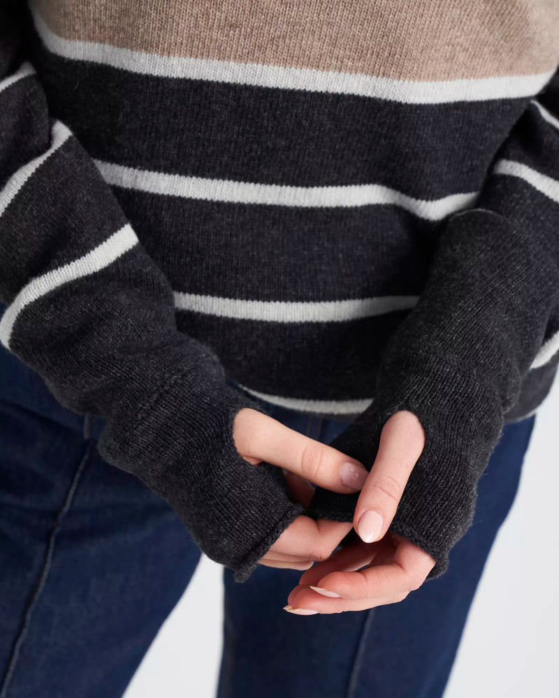 Holebrook Ladies Martina Windproof Sweater Khaki - thumbnail 4