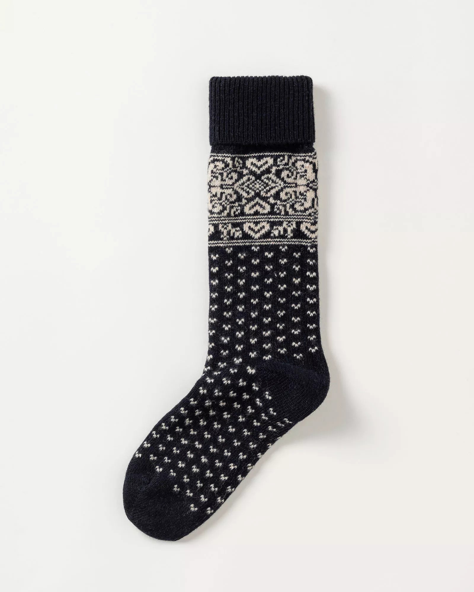 Holebrook Sundborn Raggsocka Knitted Sock Navy
