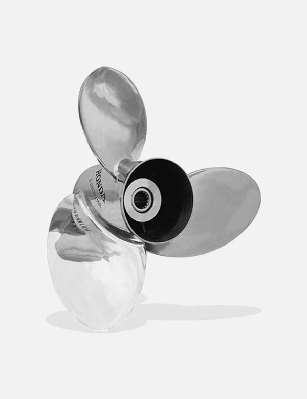 Honda 3 Bladed Stainless Steel High Performance Propeller 15 1/2 x 17 RH - 2