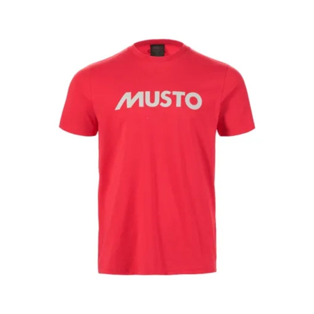 Musto Men`s Logo T Shirt True Red - thumbnail 2