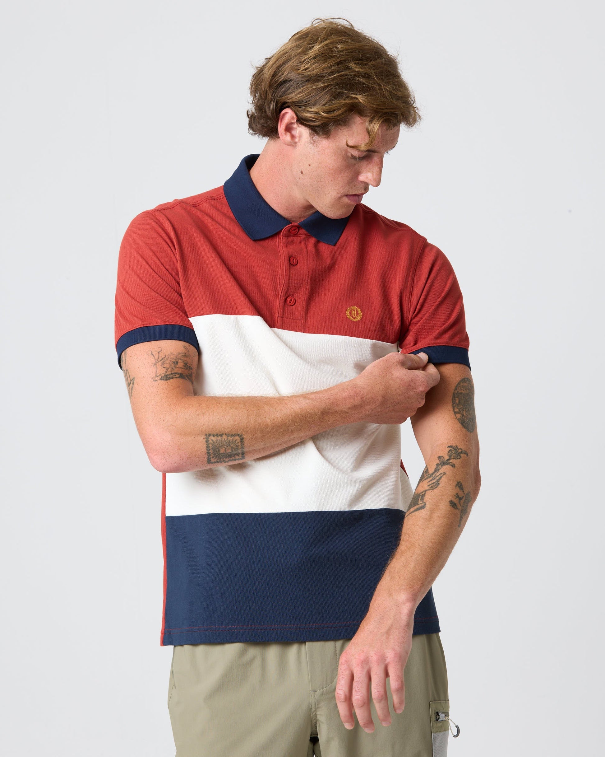 Henri Lloyd Nautique Polo - Mens - Freo Red - 4