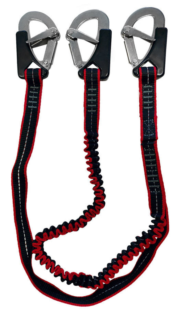 Ocean Safety Flat Tether 3 Hook Safety Line