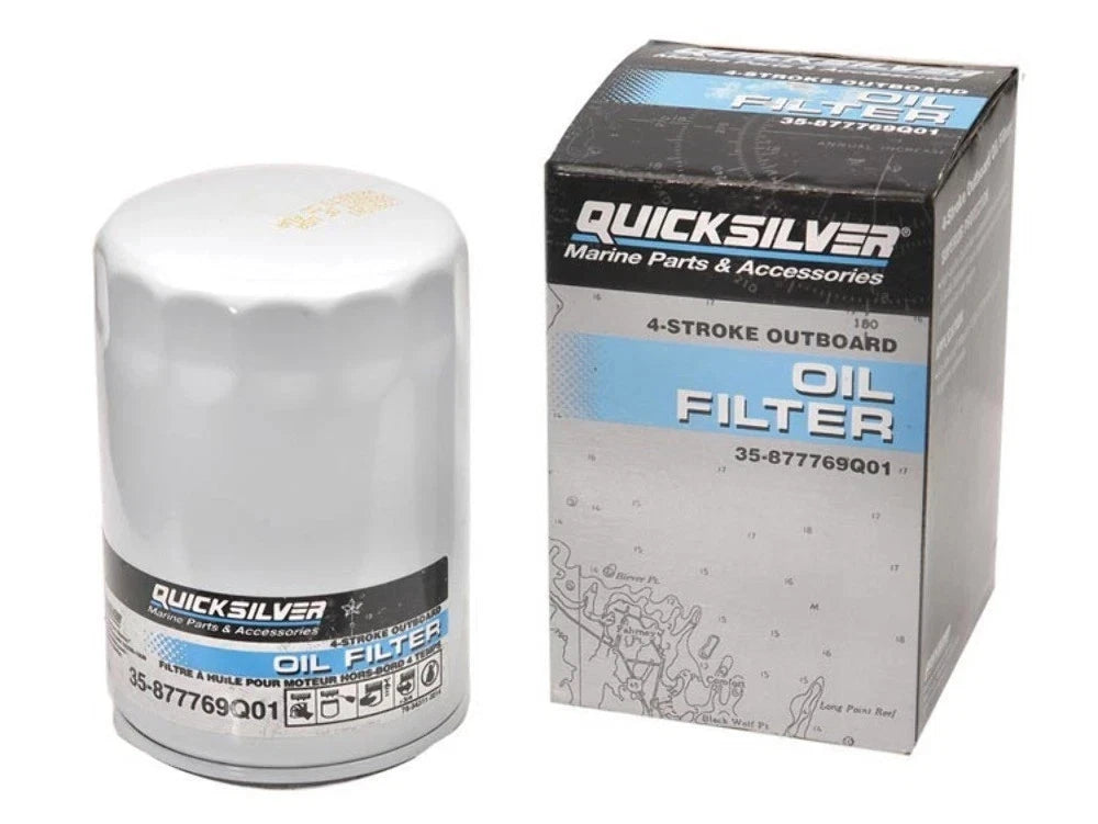 Quicksilver 35-877769Q01 4-Stroke Outboard Oil Filter - thumbnail 2