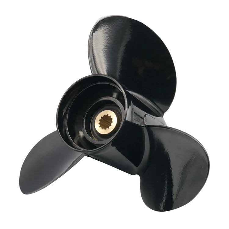Suzuki 3 Blade Aluminium Propeller 14 x 19 - 2