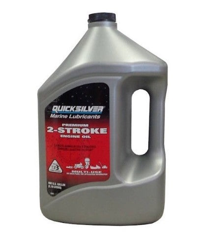 Quicksilver 2 Stroke Oil 4Ltr  92-8M0230959 - thumbnail 2