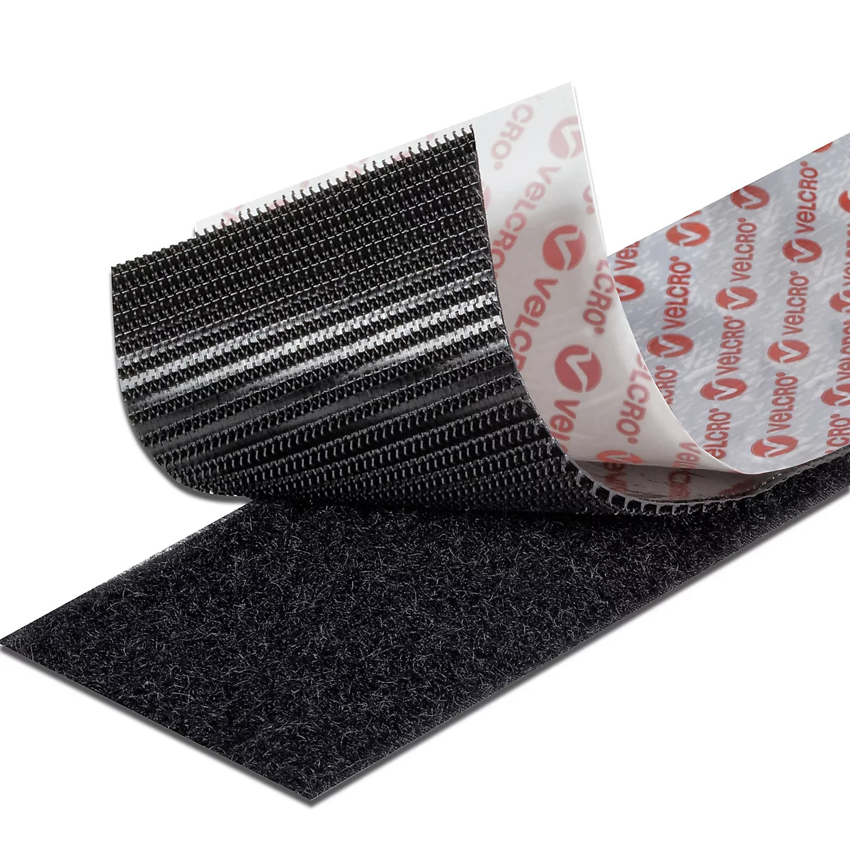Stick on Heavy Duty Velcro 50mm x 1m Black - 4