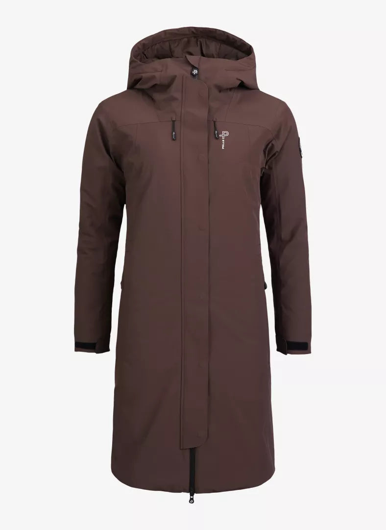 Pelle P Women's Ardor Parka Coat Mesa Red - thumbnail 2