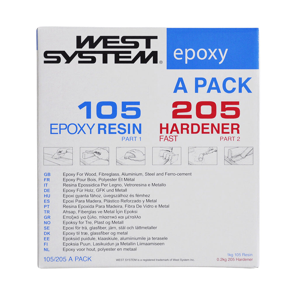 West System Epoxy Resin A Pack 105/205 - thumbnail 2