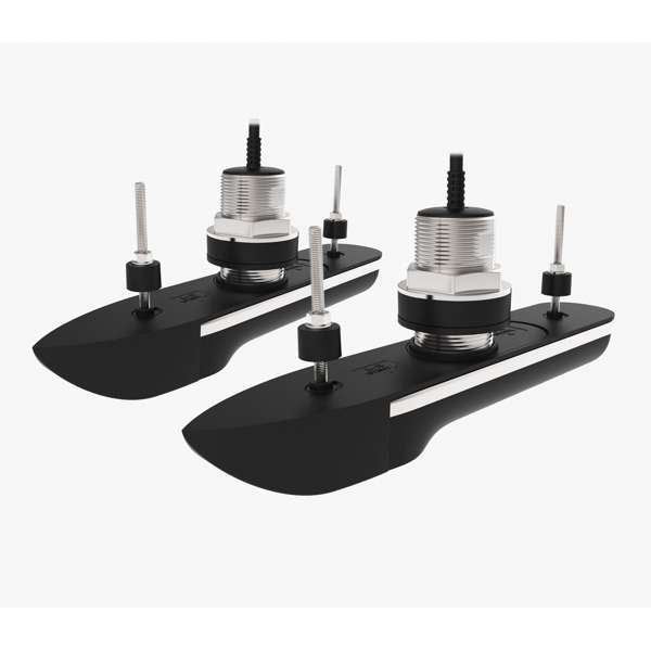 Raymarine Pack of RVM-420 RealVision 3D Stainless Steel Thru Hull Txds, Port & Starboard 20°, Direct connect to AXIOM2 and RVM1600 (2 x 2m, Y-cable and 8m extension cable) - thumbnail 2
