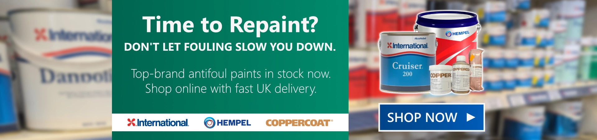 Antifoul boat paint