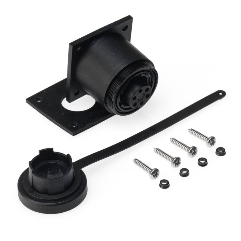 Index Marine 6 Pin Bulkhead Socket & Cap - thumbnail 2