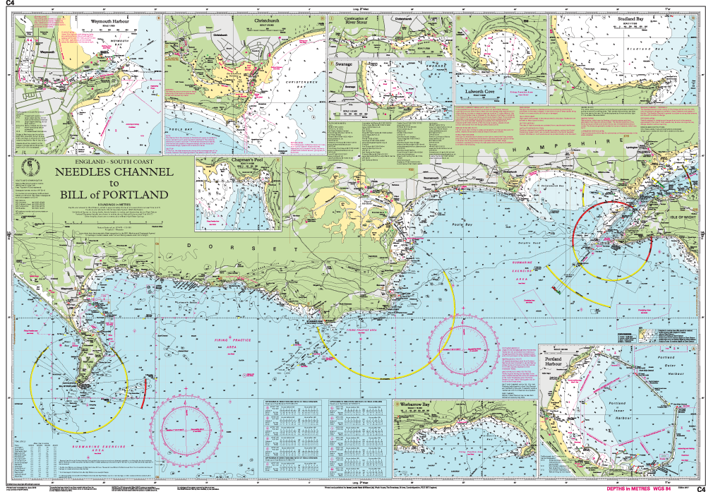 Imray Chart C4 Needles Channel to Bill of Portland - thumbnail 3