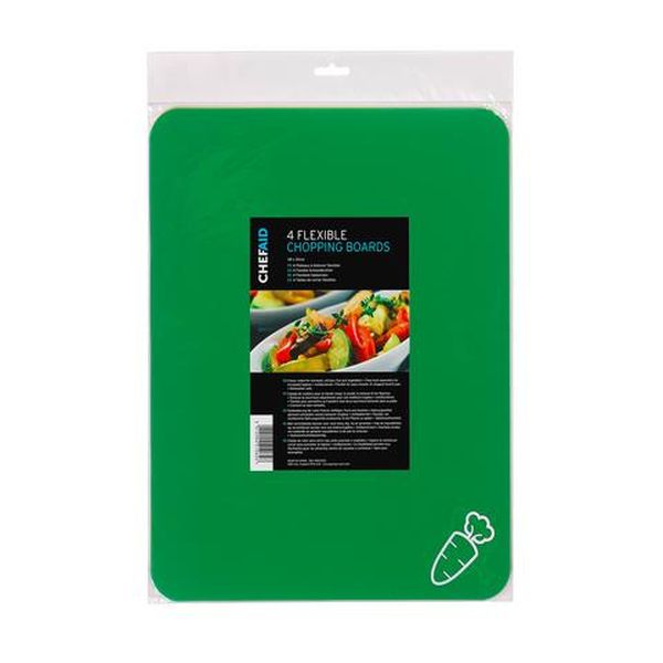 Chef Aid 4 Flexible Chopping Mats Colour Coded - thumbnail 2
