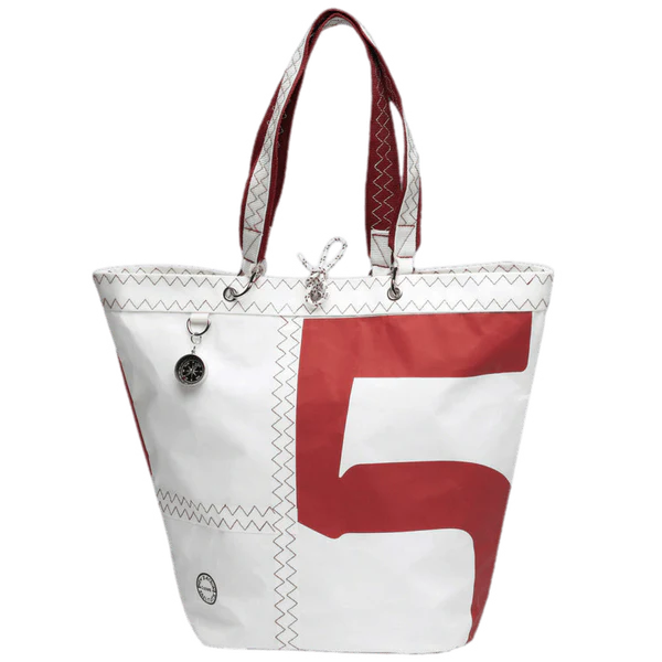 Sea Girl Sailcloth Shopping Bag - thumbnail 2