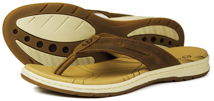 Orca Bay Ladies Maui Leather Flipflop Sand