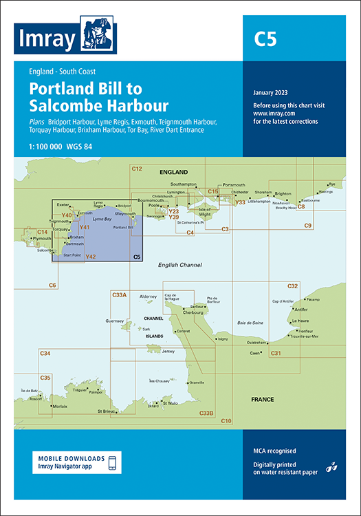 Imray Chart C5 Portland Bill to Salcombe Harbour - 2