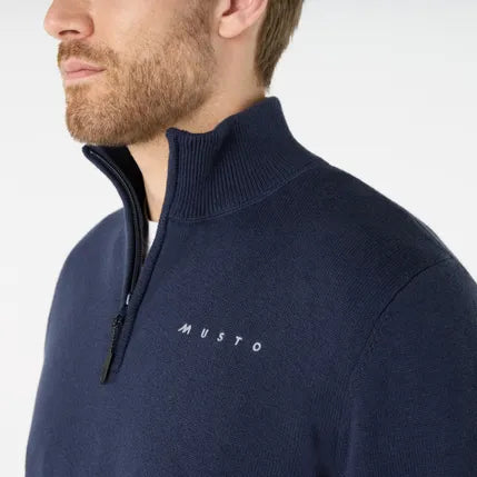 Musto Men`s Evo Windproof Knit Navy - thumbnail 5