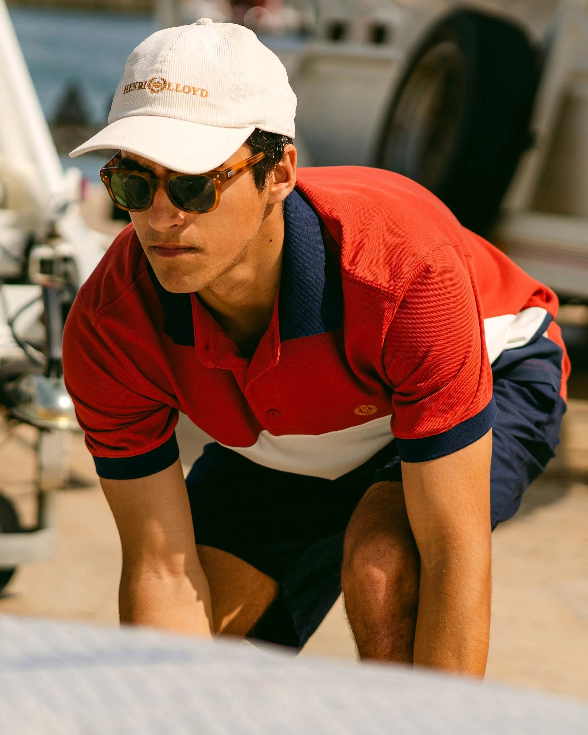 Henri Lloyd Nautique Polo - Mens - Freo Red - thumbnail 3