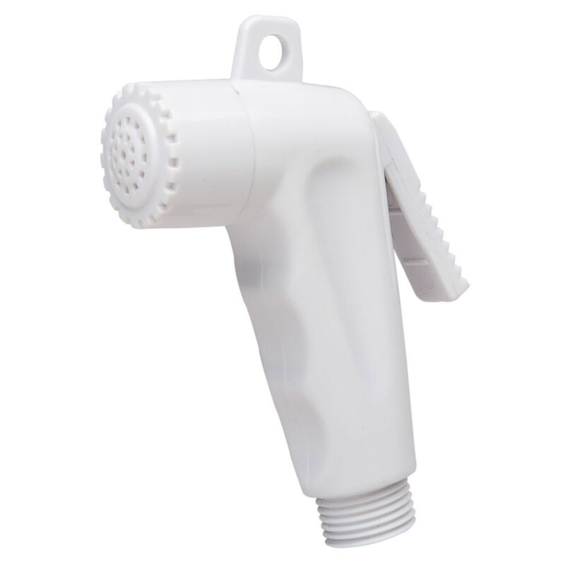 White Plastic Shower Head - thumbnail 2
