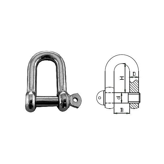Dee Shackle - Hot Dip Galvanised