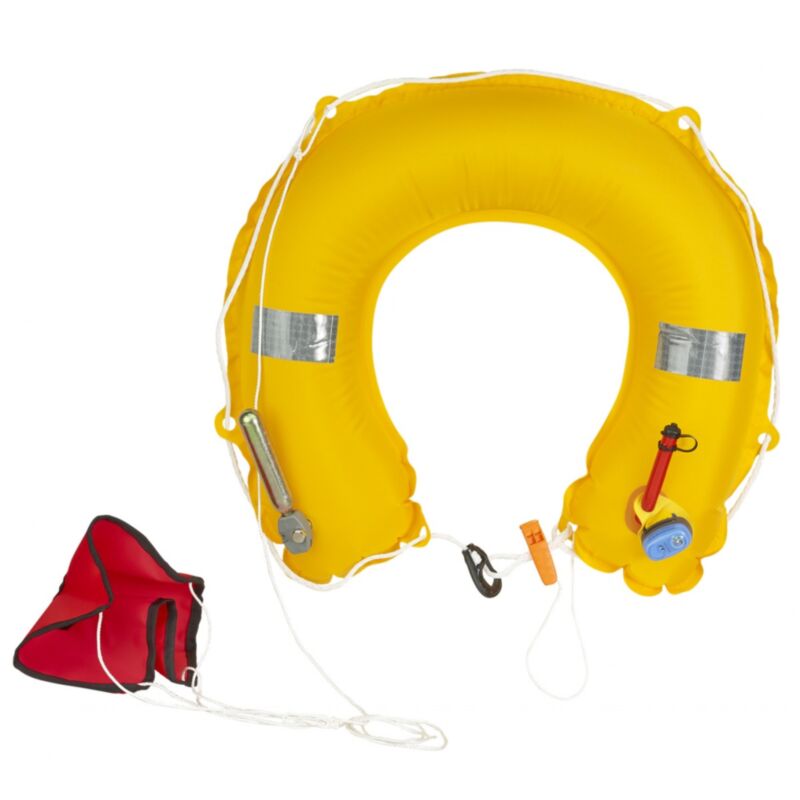 Plastimo Inflatable Horseshoe Buoy-Yellow