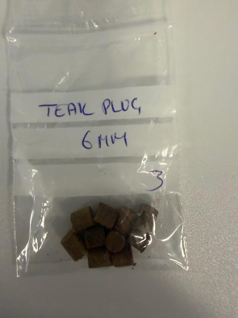 Teak Plugs 6mm (10pk) - 2