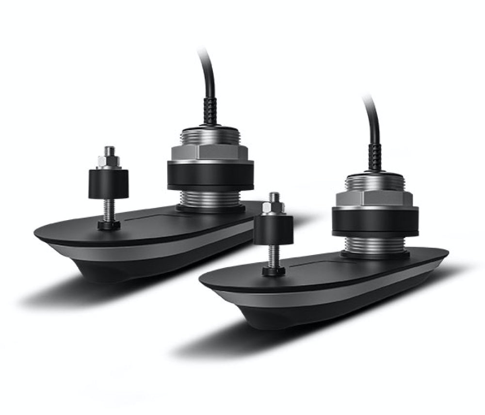Raymarine Pack of RV-412 RealVision 3D Stainless Steel Thru Hull Txds, Port & Starboard 12°, Direct connect to AXIOM (2 x 2m, Y-cable and 8m extension cable) - thumbnail 2