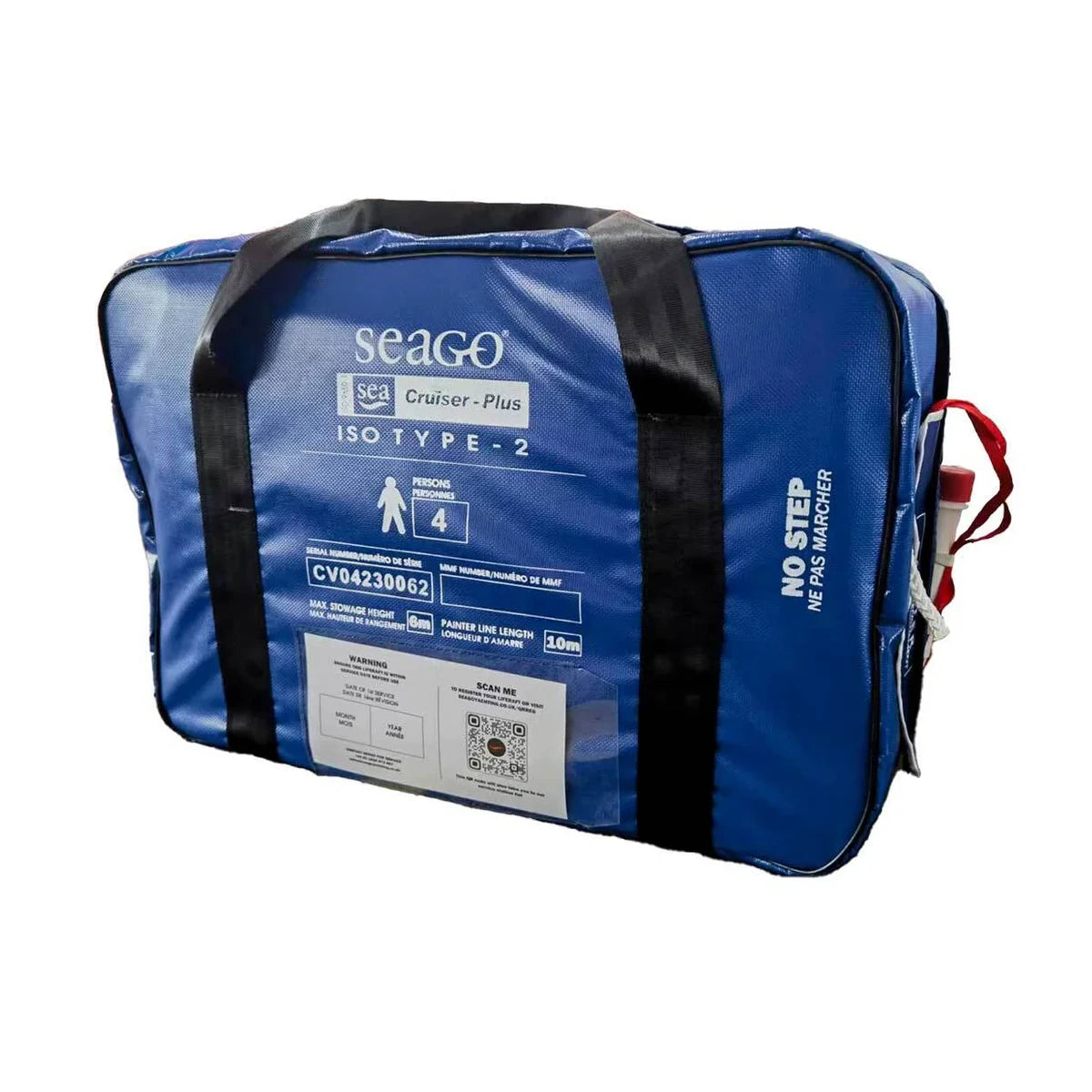 Seago Sea Cruiser Plus - ISO 9650-1 Type 2 Liferaft - 7