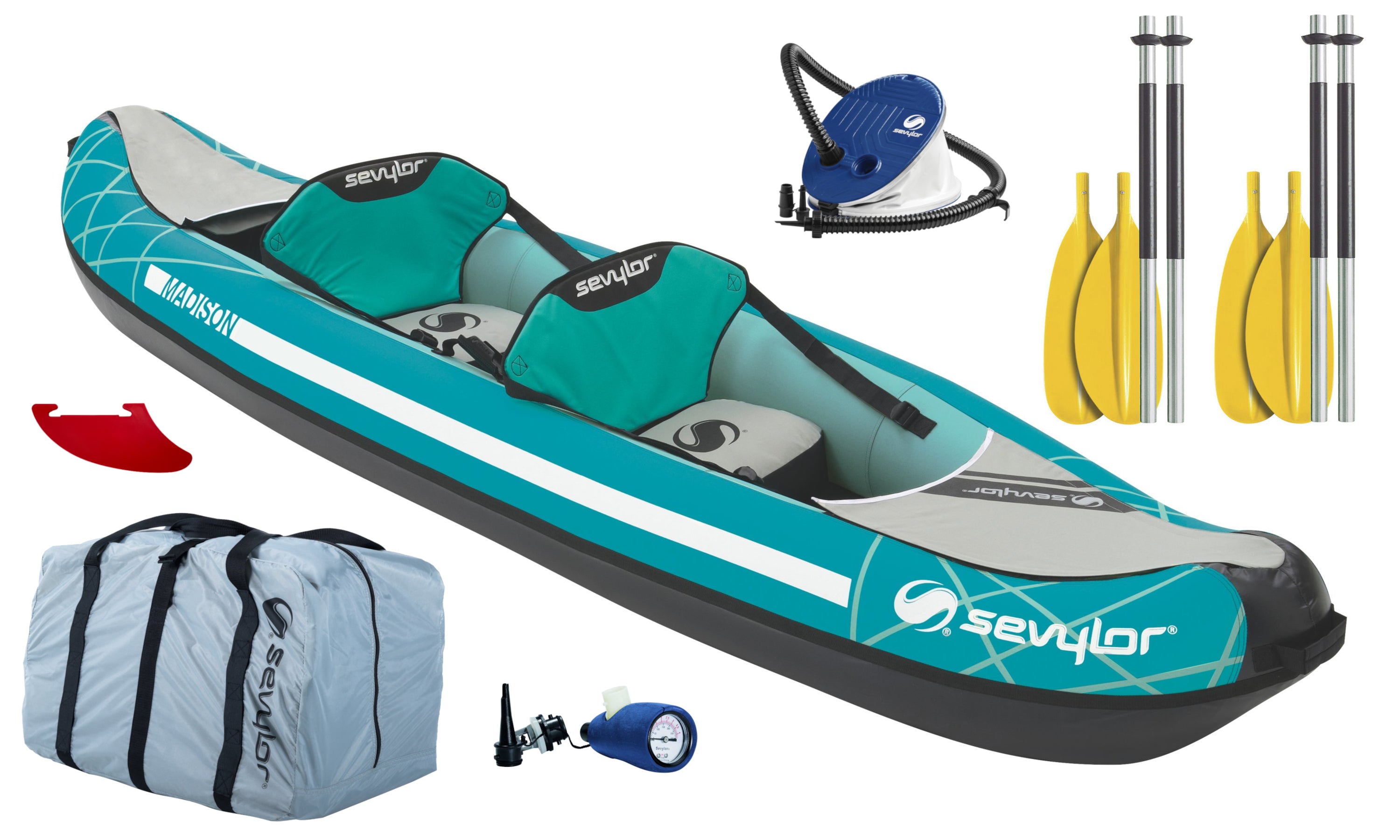 Sevylor Madison Inflatable Kayak Kit 2 person