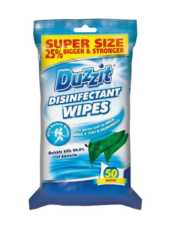 Duzzit 50pc Disinfectant Wipes - thumbnail 2