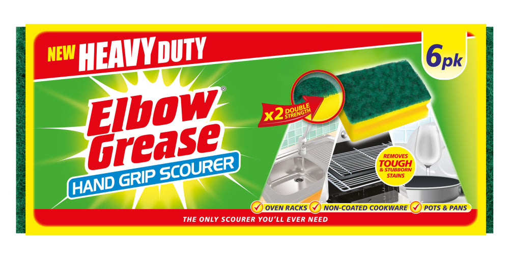 Elbow Grease Heavy Duty Hand Grip Scourer (6 pk)