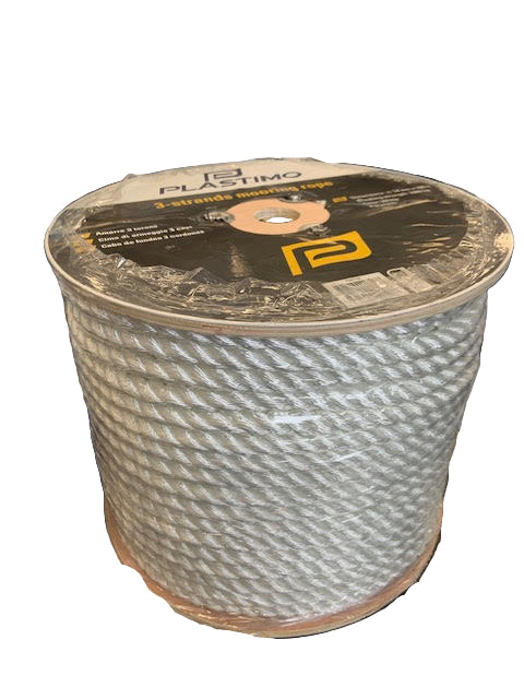 Plastimo 14mm 3 Strand Polyester Rope 100mtr White