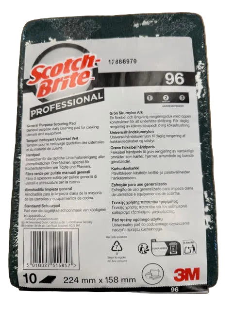 3M Scotch Brite Green Scouring Pad - thumbnail 2