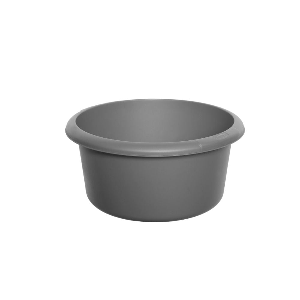 Whitefurze Small Round Silver Washing Up Bowl