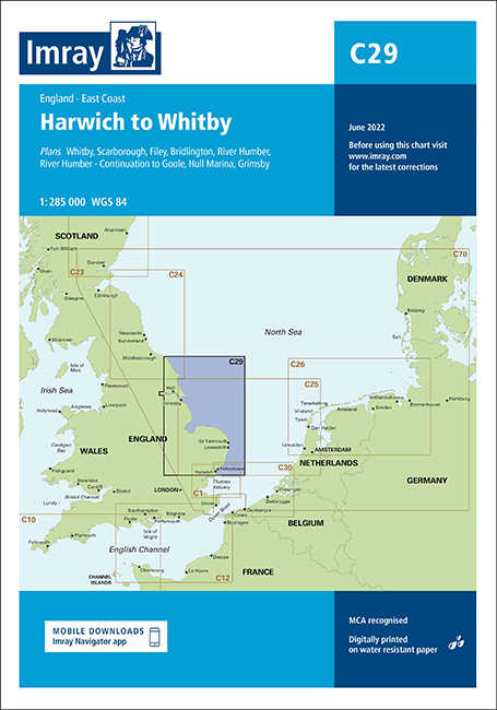Imray Chart C29 Harwich to Whitby - thumbnail 2